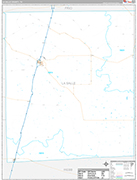 La Salle Wall Map Premium Style